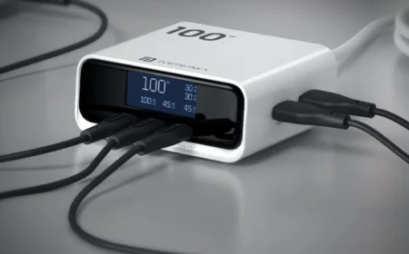 Portronics Adapto 100D लॉन्च: 100W GaN डेस्कटॉप चार्जर 5 पोर्ट्स, LCD डिस्प्ले | कीमत ₹3999, फीचर्स